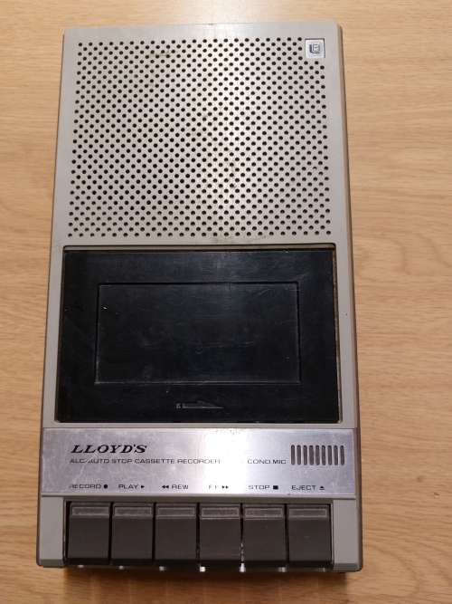 Vintage Lloyds cassette recorder