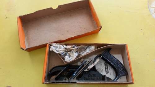 Vintage Stanley Duplex Rabbet Plane No.78 Made in England 1950s