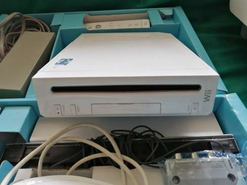Wii Console with all accessories and balance board