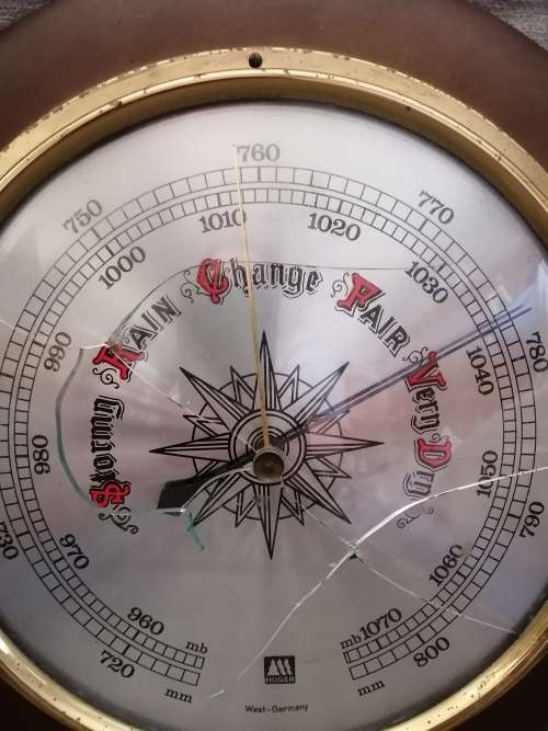 Vintage Huger Barometer- Made in Germany