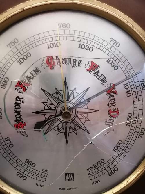 Vintage Huger Barometer- Made in Germany