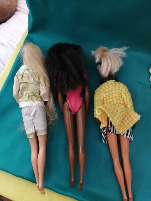 Three Barbie Dolls