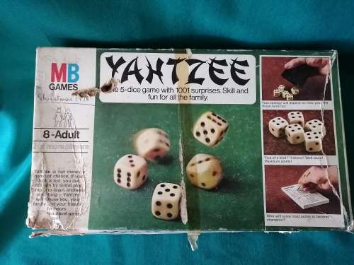 Yahtzee 1976 by Milton Bradley Ltd.