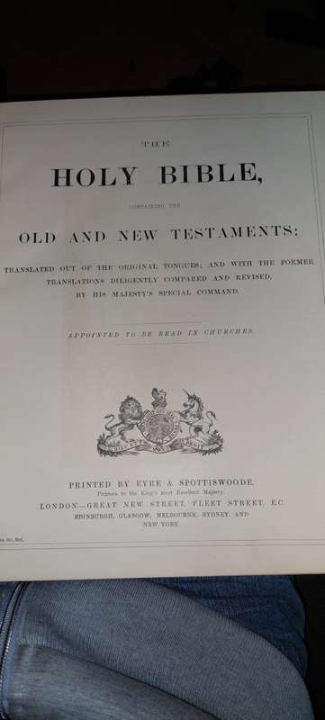 Holy Bible containing the old and new testaments