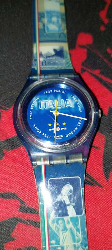 2x Watches Swatch 1998 SKZ119 and Swatch Uniflor