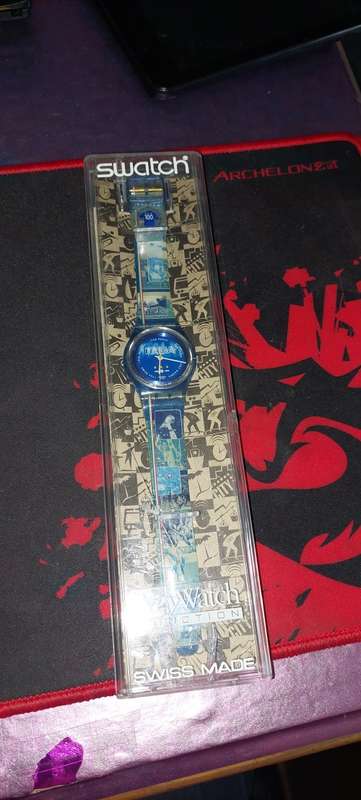 2x Watches Swatch 1998 SKZ119 and Swatch Uniflor