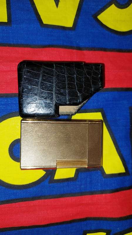 Vintage ST Dupont Paris Lighter gold plated