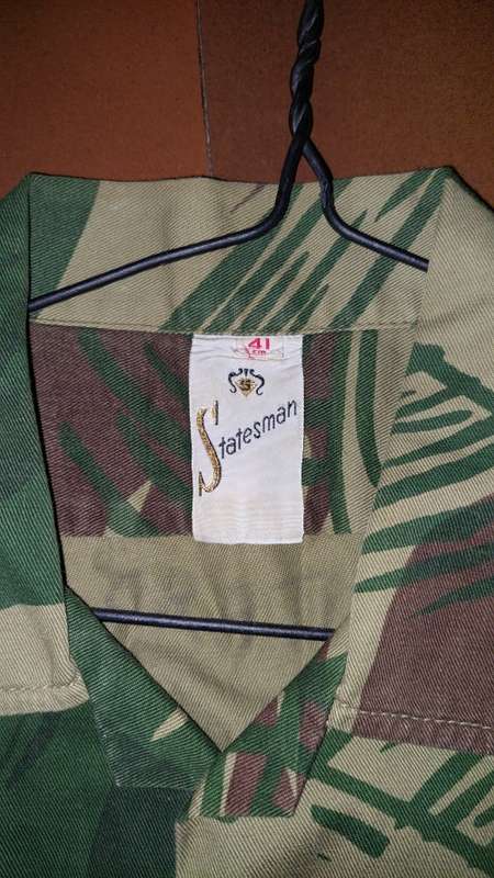 Rhodesian Camo Long Sleeve Shirt Size 41cm