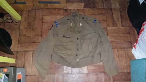 Vintage Combat Army Jacket B.M Rossiansky Size 406 Ensign LTD 1965