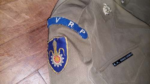 Vintage Combat Army Jacket B.M Rossiansky Size 406 Ensign LTD 1965
