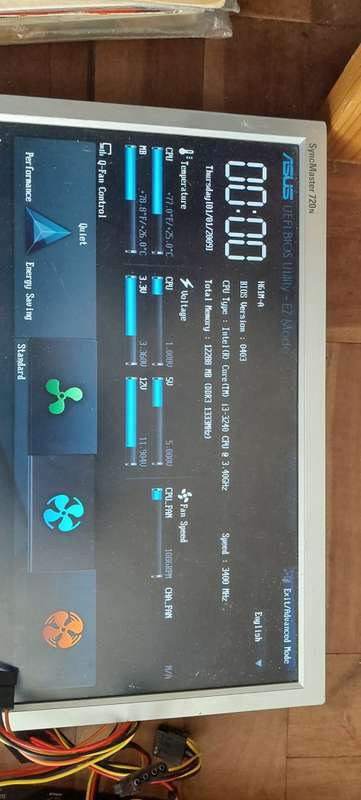 I3 3rd gen cpu, Asus motherboard, 12 gb ram