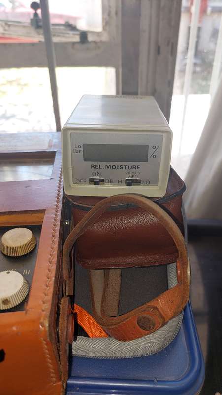 Vintage Minitector ELCOMETER Instruments with R.E.L Moisture