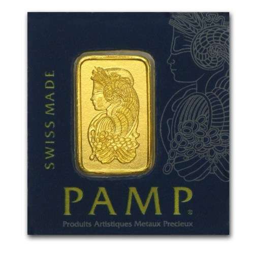 1 gram Gold Bar - PAMP Suisse - Multigram (In Assay) (Veriscan)