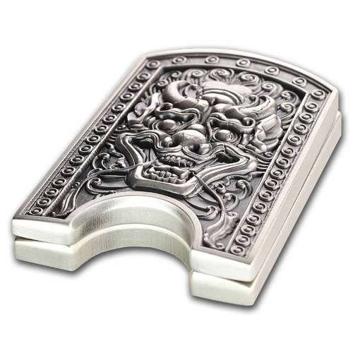 South Korea 2-oz Doggaebi Stacker Bar w/Light Antiqued Finish
