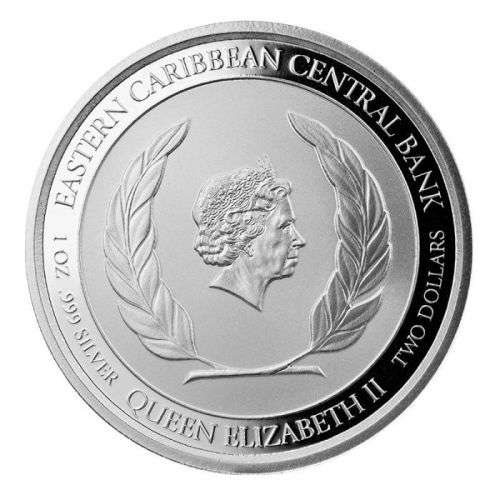 2021 Grenada Coat of Arms .999 BU