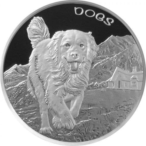 2022 1 oz Fiji Dogs .999 Silver BU Coin - 1st in Series