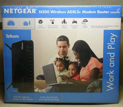 Netgear N300 Wireless ADSL2+ Modem Router (DGN2200) - Telkom