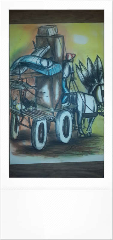 LATE ENTRY Original SELESHO-DONKEY CART-X-TRA LARGE-860MMX 600MM