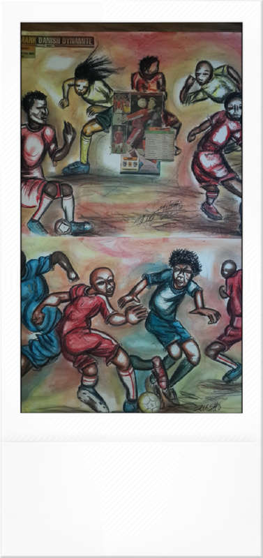Original Selesho-Bonanza two(2) paintings for sale -X-TRA LARGE-EACH 860MMX 600MM-VALUED AT R8000