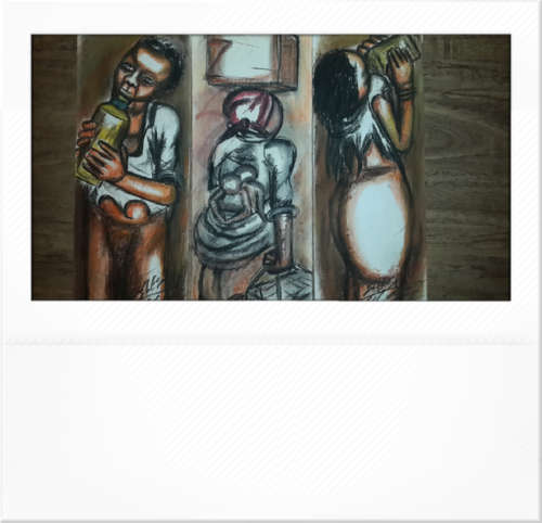Original Selesho 3 PANELS- 150MMX400MM-VALUE AT R2000