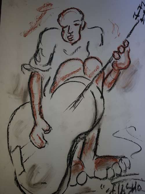 SELESHO  -X LARGE-APPROX.510MM X 640MM-VALUED AT R5000
