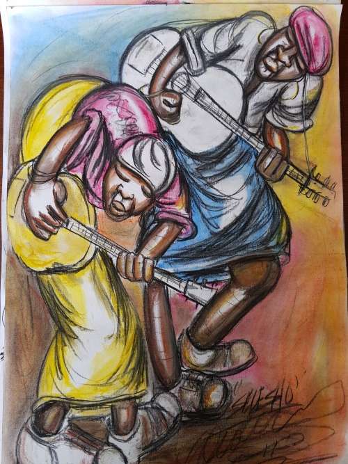 SELESHO - LARGE-APPROX.400MM X 600MM