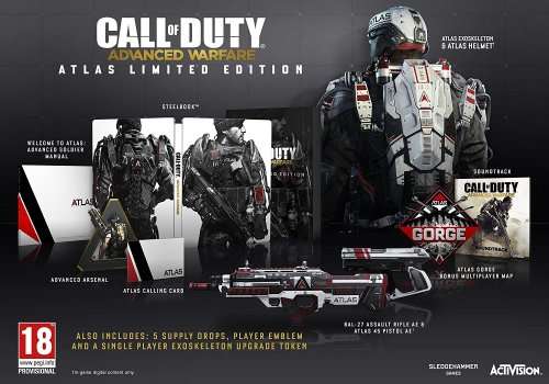 Call Of Duty Advanced Warfare Atlas Limited Edition (PS4) SteelBook