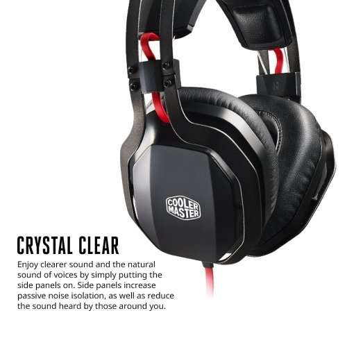 Cooler Master MasterPulse Over-Ear Gaming Headset with Bass FX