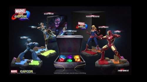 Marvel vs Capcom Infinite - Collector's Edition Figurines (No MvC Game Included + Free PS4 Game)