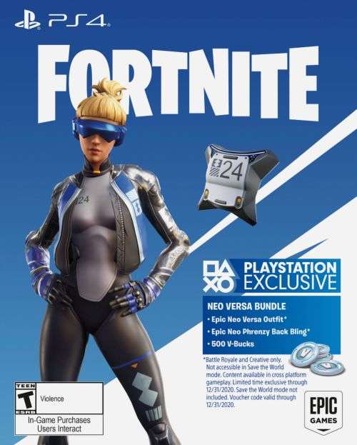 Fortnite Neo Versa PS4 Pack (DLC Only) (Free Shipping)