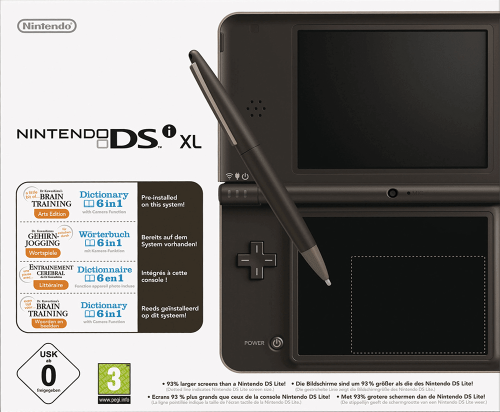 Nintendo DSi XL Console + 10 Free Games + 4GB Memory Card + Bonus BluRay and DVD or PS4 Game