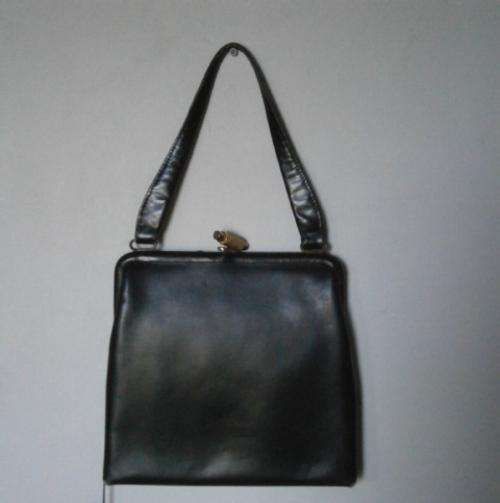 Vintage Black Handbag by Panther