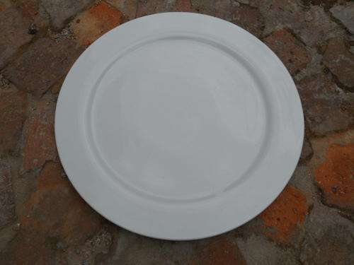 Big White Porcelain Serving Plate-diameter 45cm