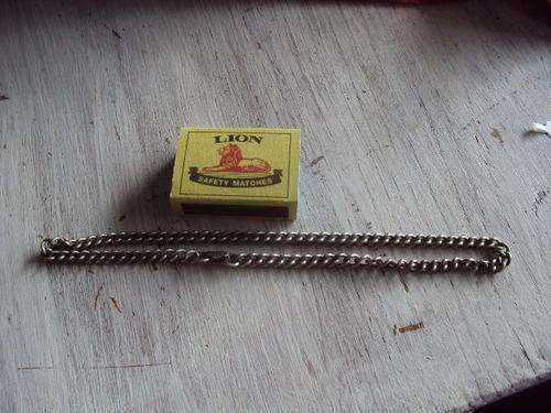 Silver coloured chain (costume jewellery) Vintage
