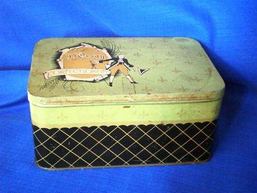 D'Orsay Green Confectionary Tin