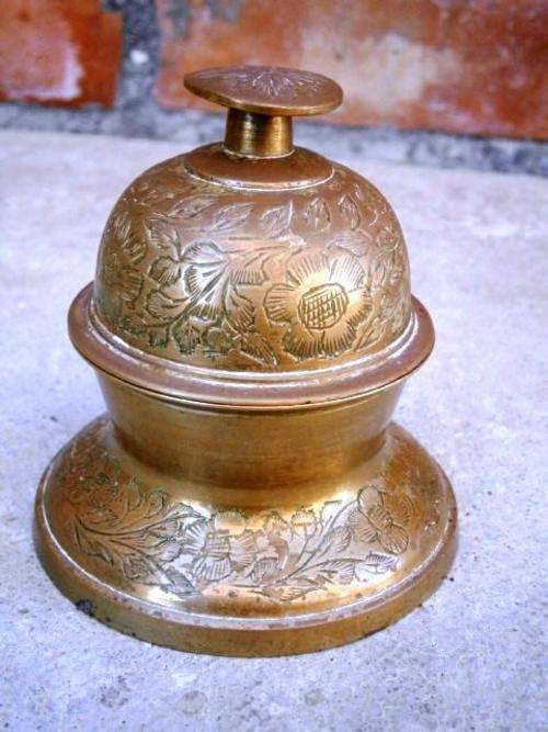 Brass Bell on Stand - Made in India