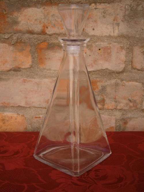 Glass Decanter- Height 30cm