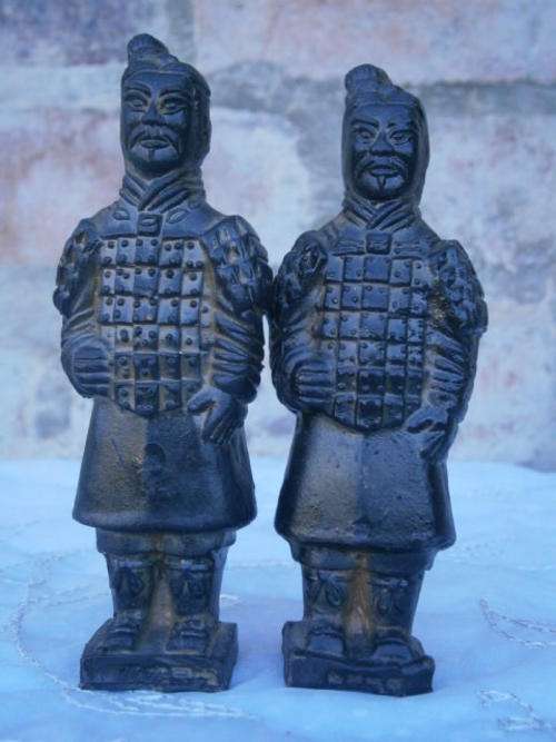 Lot of 2 Teracotta Soldiers