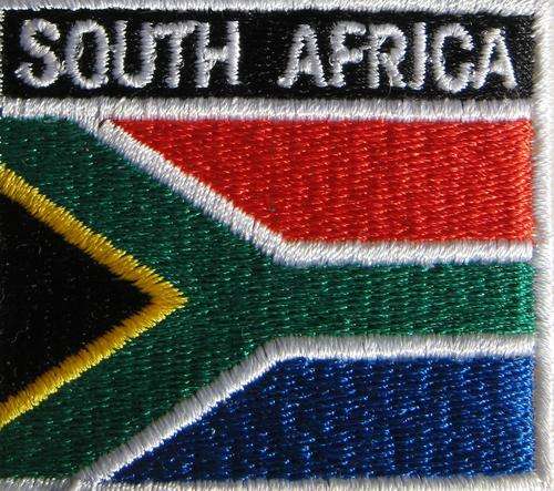 PAIR OF SOUTH AFRICAN FLAGS