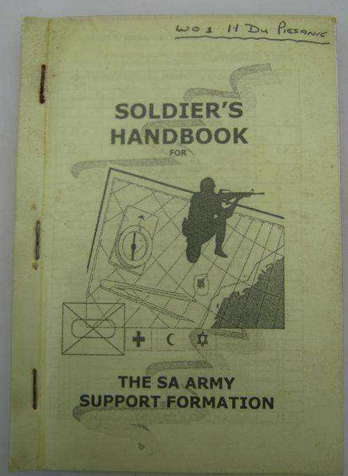 165 PAGE SANDF SOLDIER'S HAND BOOK