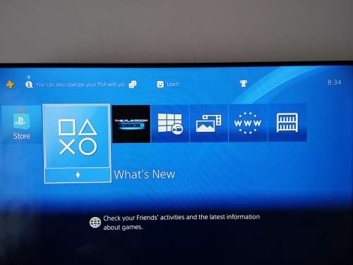 PS4 SLIM 500GB CUH-2216A + 1CONTROLLER +2GAMES