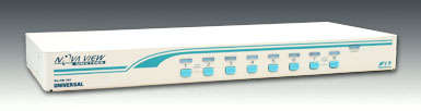 REXTRON KVM SWITCH - 2 SWITCH / 8 PORT