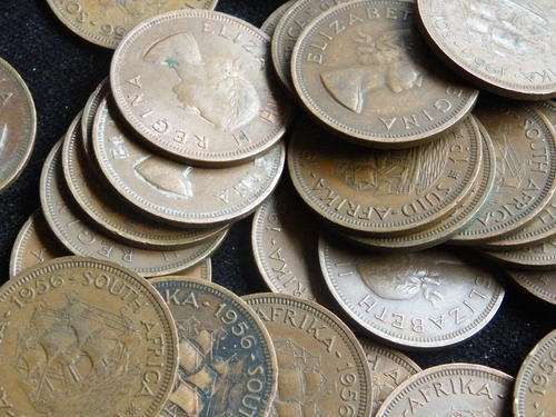 Collection of 1428 South Africa Coins from 1940 - 1960 - CRAZY R1 START BID PER BATCH