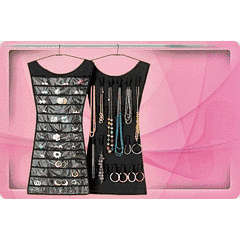 Little Black Dress Hanging Jewelry Organizer - As seen on TV