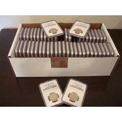 ### SEALED BOX OF 50 X 2008 Mandela 90 th Birthday - Graded by the NGC MS65