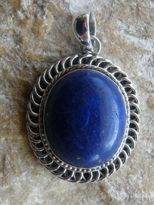 LAPIS LAZULI .925 SILVER PENDANT