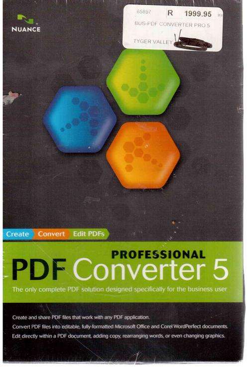 PROFESSIONAL PDF CONVERTER 5