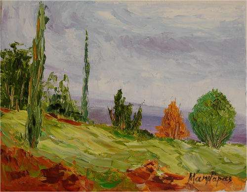 Best View 2,  oil painting by Mary Papas