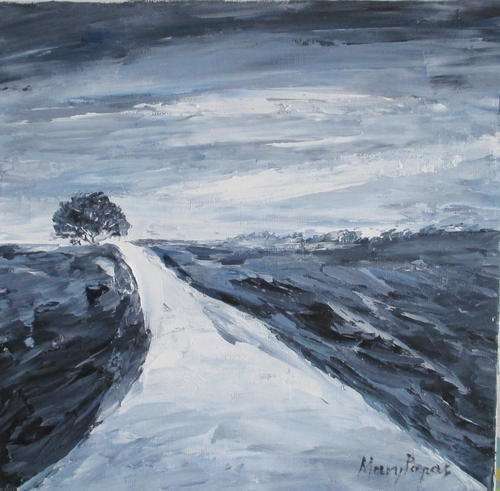 Tree of Hope,  oil painting by Mary Papas