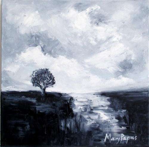 Resilience , oil painting by Mary Papas